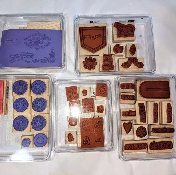 Stampin' Up Hodgepodge of Rubber Stamp Sets 35+ pieces - Picture 4 of 5
